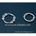 Rhinestone decorative metal ring